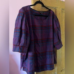 Plaid Eloquii Top